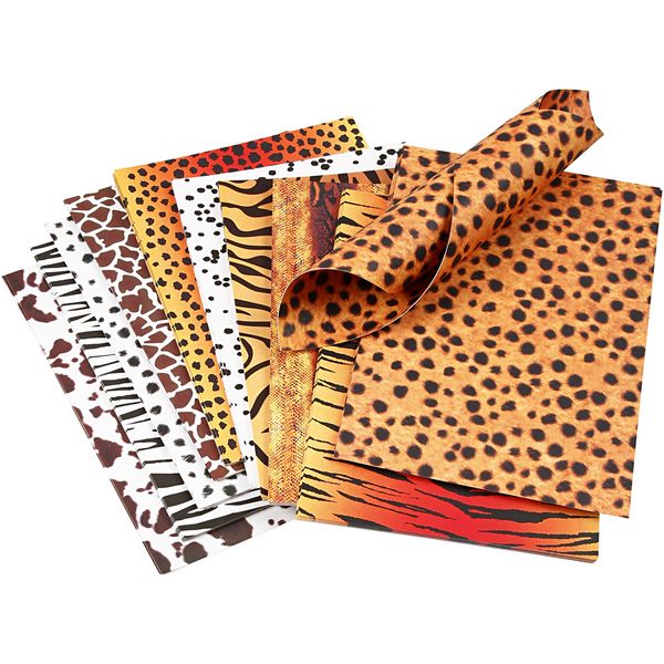 Produktbild: Creativ Company Karton, Tierfell, A4, Blatt 210x297 mm, 300 g, 10 Blatt sortiert