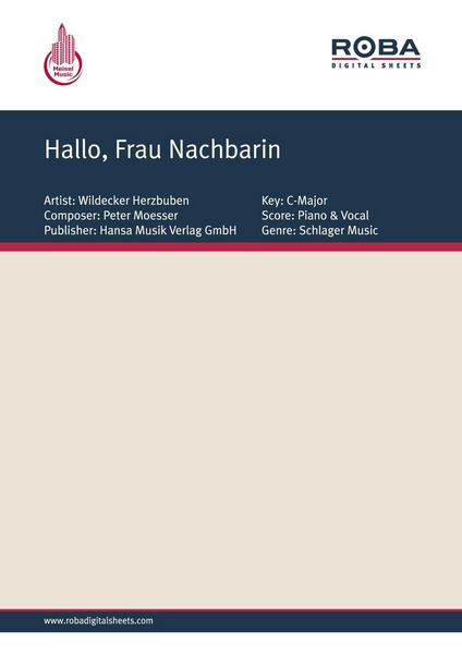 Produktbild: Hallo, Frau Nachbarin