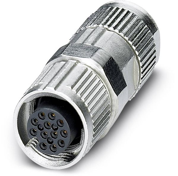 Produktbild: Phoenix Contact 1559631 Sensor-/Aktor-Steckverbinder, unkonfektioniert M12 Buchse, gerade Polzahl Sensoren: 12 1 St.