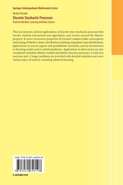 Produktbild: Discrete Stochastic Processes