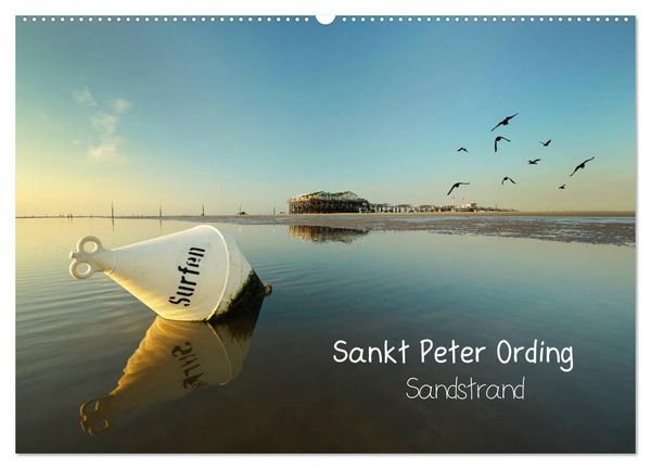 Produktbild: Sankt Peter Ording Sandstrand (Wandkalender 2027 DIN A2 quer), CALVENDO Monatskalender