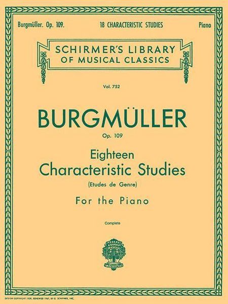 Produktbild: 18 Characteristic Studies, Op. 109