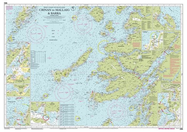 Produktbild: C65 Crinan to Mallaig and Barra, Imray Chart