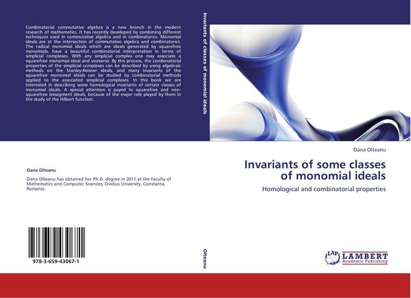 Produktbild: Invariants of some classes of monomial ideals