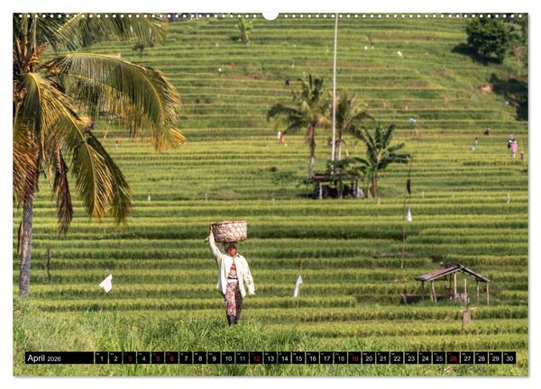 Produktbild: Bali - Indonesien (hochwertiger Premium Wandkalender 2026 DIN A2 quer), Kunstdruck in Hochglanz