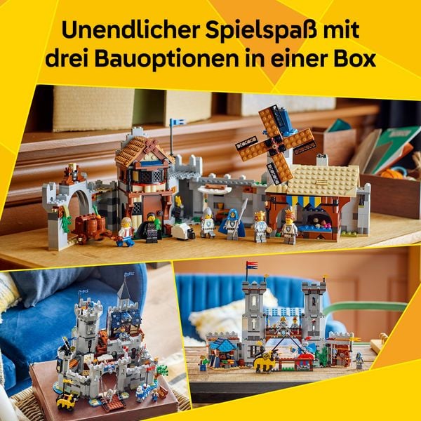 Produktbild: LEGO Creator Ritterburg im Mittelalter 31168, 3-in-1 Bauset, LEGO Ritter