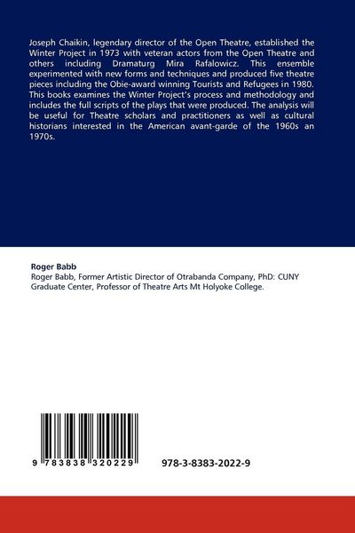 Produktbild: Joseph Chaikin and the Winter Project