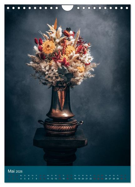 Produktbild: Trockenblumen Bouquet (Wandkalender 2026 DIN A4 hoch), CALVENDO Monatskalender
