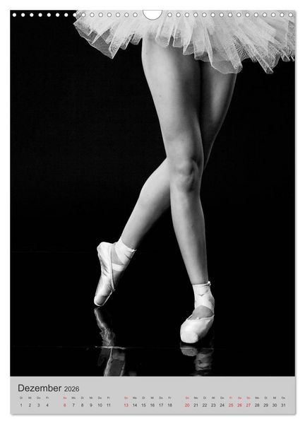 Produktbild: Ballerina (Wandkalender 2026 DIN A3 hoch), CALVENDO Monatskalender