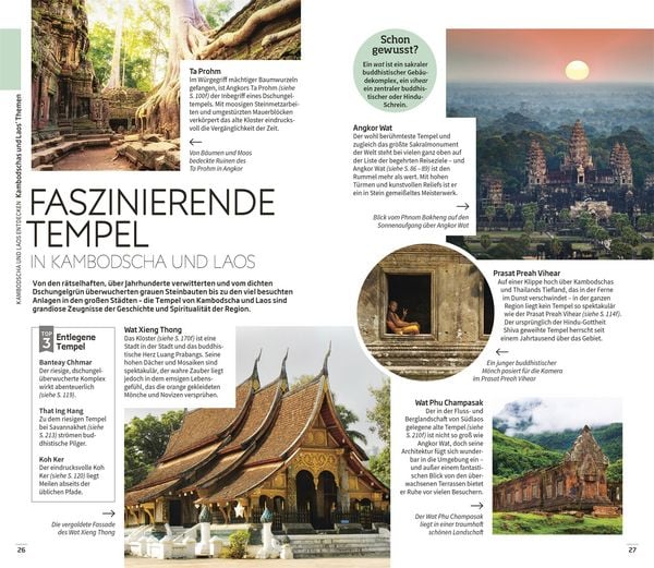 Produktbild: Vis-&agrave;-Vis Reisef&uuml;hrer Kambodscha & Laos