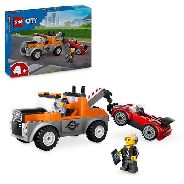 LEGO City Abschleppwagen mit Sportauto, Spielzeug-Auto 60435