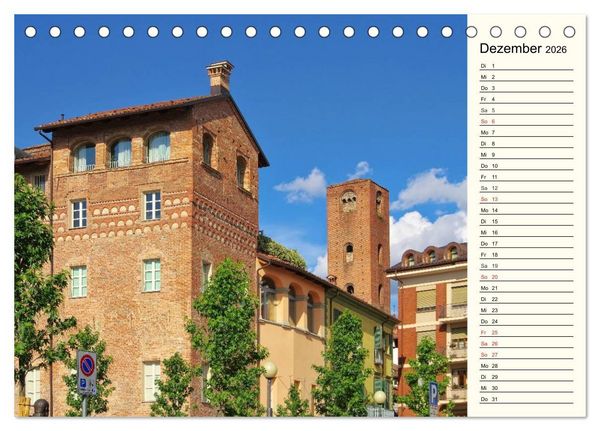 Produktbild: Die Langhe - Im Herzen des Piemonts (Tischkalender 2026 DIN A5 quer), CALVENDO Monatskalender