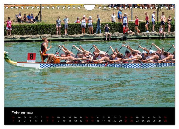 Produktbild: Drachenboot - MissionRome (Wandkalender 2026 DIN A4 quer), CALVENDO Monatskalender