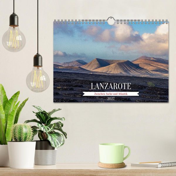 Produktbild: Lanzarote - Zwischen Asche und Atlantik (Wandkalender 2027 DIN A4 quer), CALVENDO Monatskalender