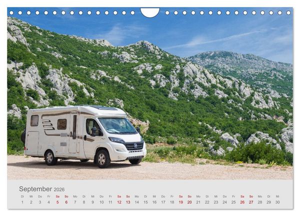 Produktbild: Abenteuer Camping in Kroatien (Wandkalender 2026 DIN A4 quer), CALVENDO Monatskalender