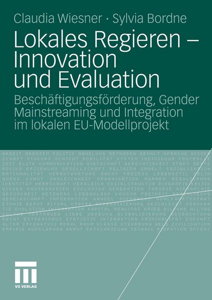 Produktbild: Lokales Regieren - Innovation und Evaluation