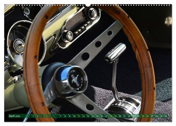 Produktbild: Ein Pony zum verlieben - Ford Mustang 1968 (hochwertiger Premium Wandkalender 2026 DIN A2 quer), Kunstdruck in Hochglanz