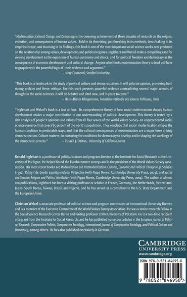 Produktbild: Modernization, Cultural Change, and Democracy