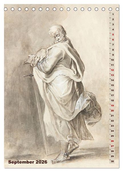 Produktbild: Jesus und die zw&ouml;lf Apostel (Tischkalender 2026 DIN A5 hoch), CALVENDO Monatskalender