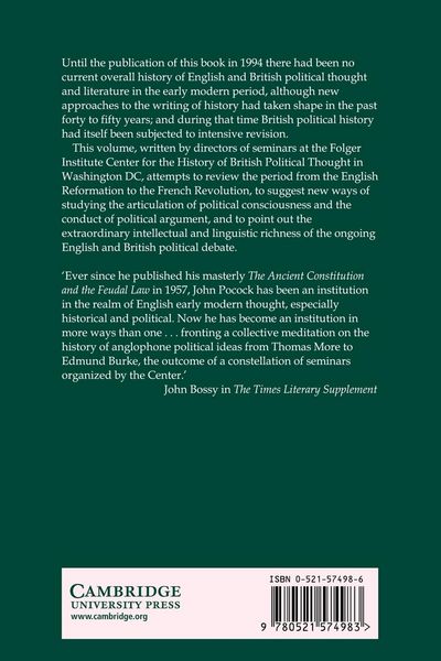 Produktbild: The Varieties of British Political Thought, 1500 1800