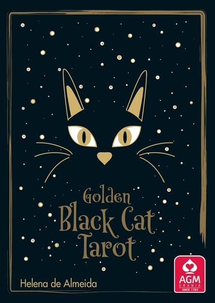 Produktbild: Golden Black Cat Tarot - High quality slip lid box with gold foil