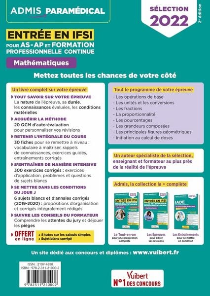 Produktbild: Entree ifsi asap et formation