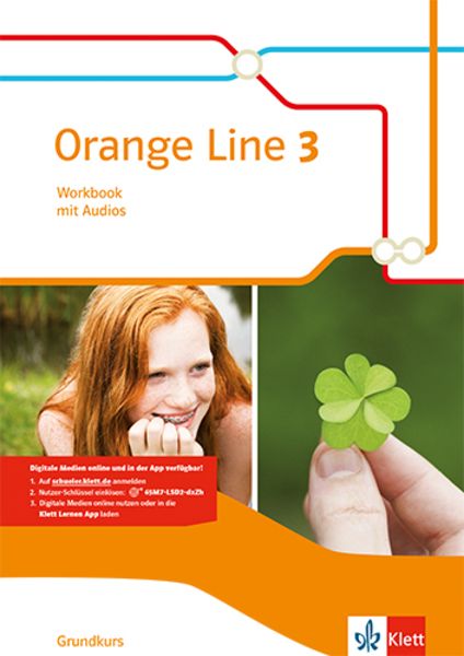 Orange Line 3. Grundkurs. Workbook mit Audios Klasse 7