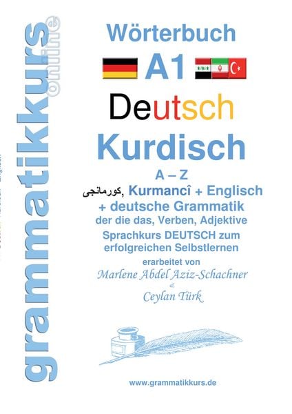 Produktbild: W&ouml;rterbuch Deutsch - Kurdisch-Kurmandschi- Englisch A1