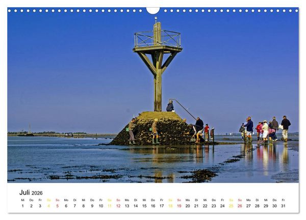 Produktbild: Vend&eacute;e Aus dem Meer steigender Himmel Frankreichs (Wandkalender 2026 DIN A3 quer), CALVENDO Monatskalender
