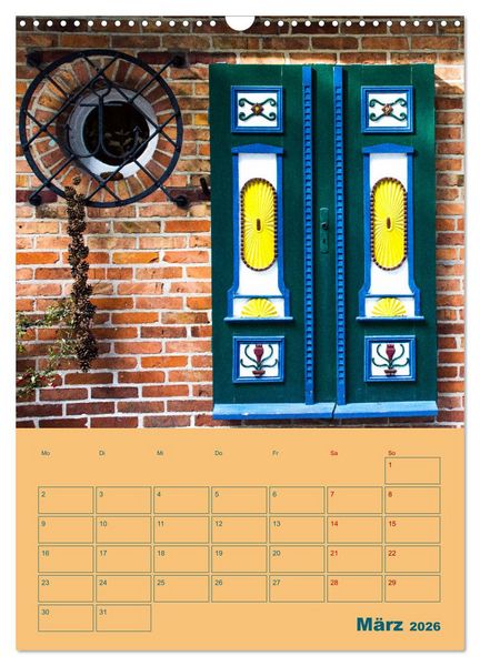 Produktbild: Fischland-Dar&szlig;-Zingst Terminplaner (Wandkalender 2026 DIN A3 hoch), CALVENDO Monatskalender