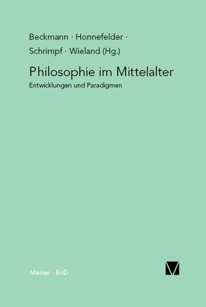 Produktbild: Philosophie im Mittelalter