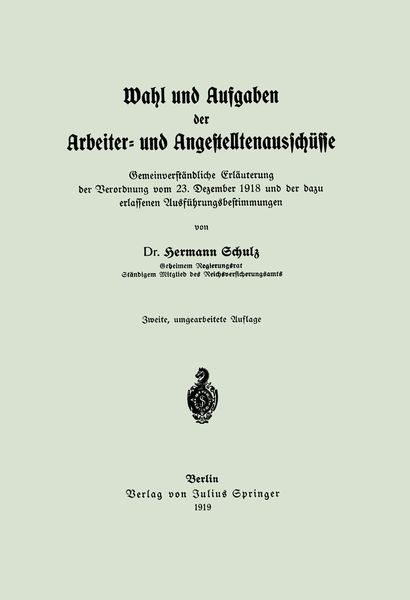 Produktbild: Wahl und Aufgaben der Arbeiter- und Angestelltenaussch&uuml;sse