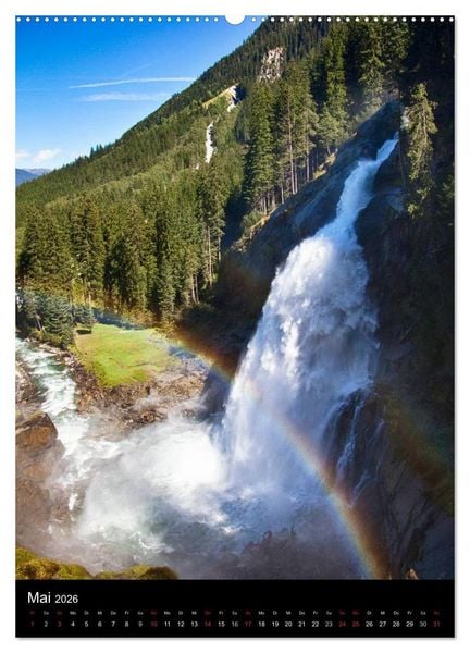 Produktbild: Naturblicke - Wasserf&auml;lle der Welt (hochwertiger Premium Wandkalender 2026 DIN A2 hoch), Kunstdruck in Hochglanz