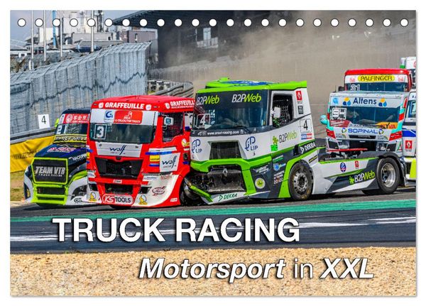 Produktbild: TRUCK RACING - Motorsport in XXL (Tischkalender 2026 DIN A5 quer), CALVENDO Monatskalender