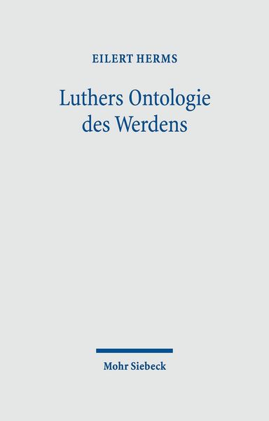 Produktbild: Luthers Ontologie des Werdens