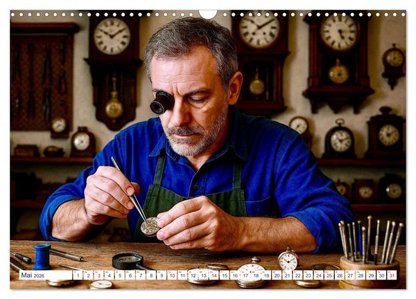 Produktbild: Traditionelle Gewerke (Wandkalender 2026 DIN A3 quer), CALVENDO Monatskalender