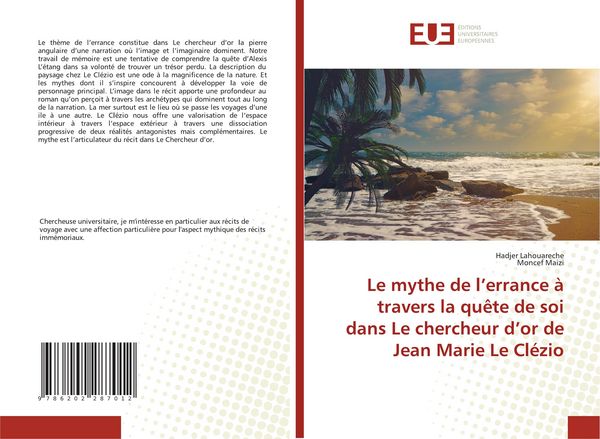 Produktbild: Le mythe de l'errance &agrave; travers la qu&ecirc;te de soi dans Le chercheur d'or de Jean Marie Le Cl&eacute;zio