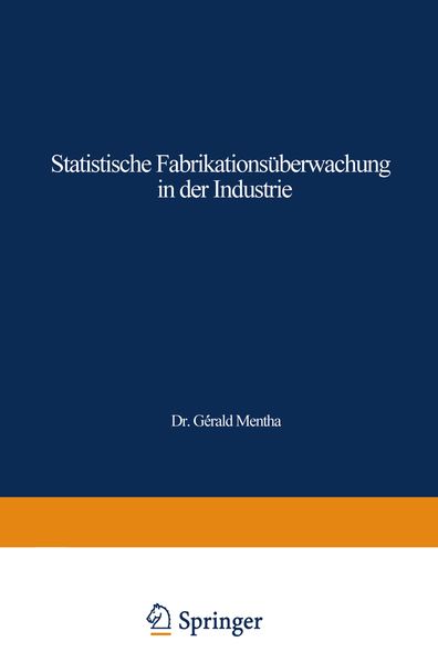 Produktbild: Statistische Fabrikations&uuml;berwachung in der Industrie