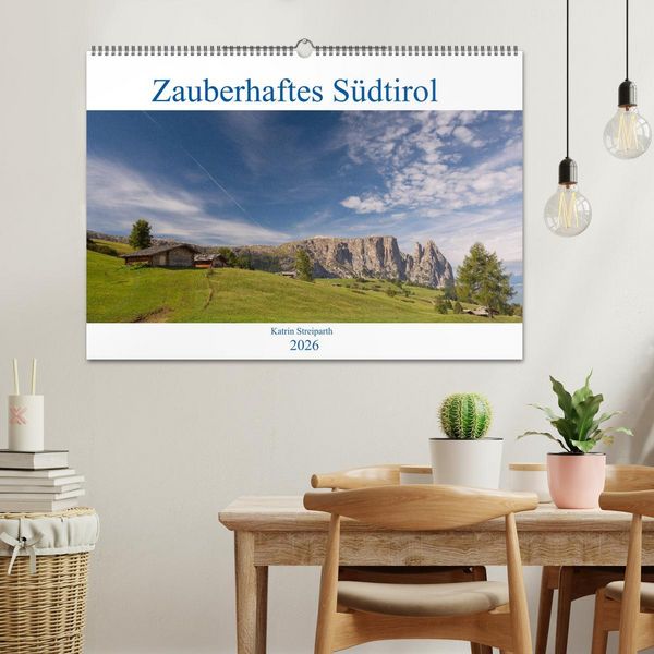 Produktbild: Zauberhaftes S&uuml;dtirol (Wandkalender 2026 DIN A2 quer), CALVENDO Monatskalender