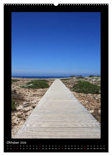 Produktbild: Blickpunkte Algarve (Wandkalender 2026 DIN A2 hoch), CALVENDO Monatskalender