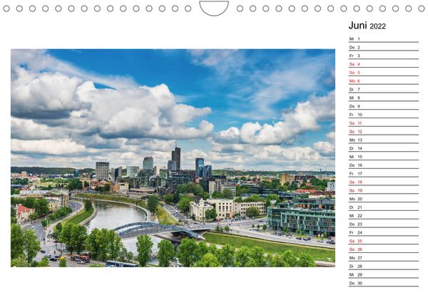 Produktbild: Ein Wochenende in Vilnius (Wandkalender 2022 DIN A4 quer)
