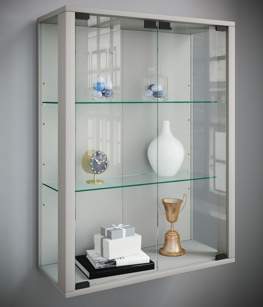 Produktbild: Wandvitrine H&auml;ngevitrine Glasvitrine Glas Udina M