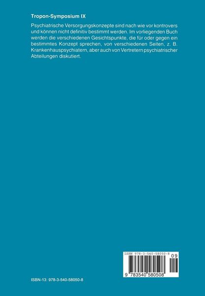 Produktbild: Versorgungsstrukturen in der Psychiatrie