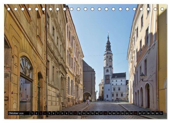 Produktbild: G&ouml;rlitz - Die Perle Niederschlesiens (Tischkalender 2026 DIN A5 quer), CALVENDO Monatskalender