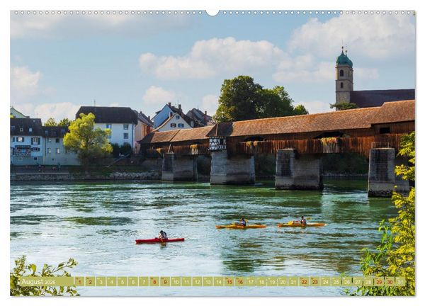 Produktbild: Bad S&auml;ckingen - Charmantes St&auml;dtchen am Rhein (hochwertiger Premium Wandkalender 2026 DIN A2 quer), Kunstdruck in Hochglanz