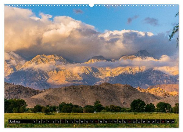 Produktbild: Entlang der Sierra Nevada (hochwertiger Premium Wandkalender 2026 DIN A2 quer), Kunstdruck in Hochglanz