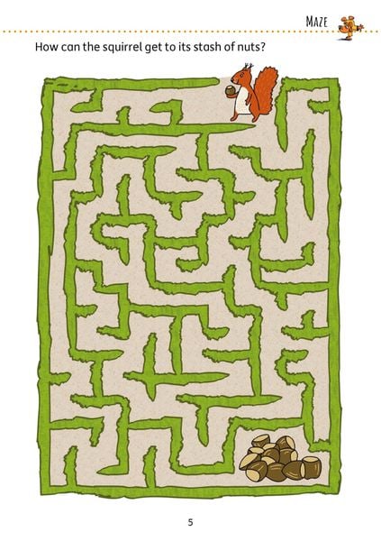 Produktbild: Puzzle Activity Book from 5 Years - Volume 2: Colourful Preschool Activity Books with Puzzle Fun - Labyrinth, Sudoku, Search and Find Books for Childr