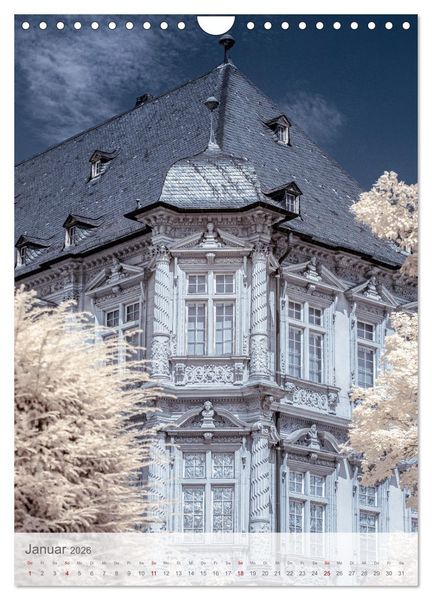 Produktbild: MAINZ IN INFRAROT (Wandkalender 2026 DIN A4 hoch), CALVENDO Monatskalender