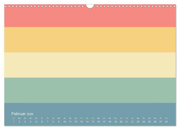 Produktbild: 70er Jahre Bastelkalender - DIY Kreativ-Kalender zum Selbstgestalten (Wandkalender 2026 DIN A3 quer), CALVENDO Monatskalender