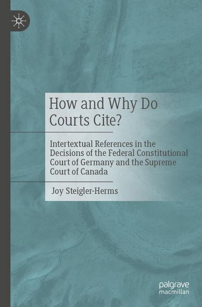 Produktbild: How and Why Do Courts Cite?